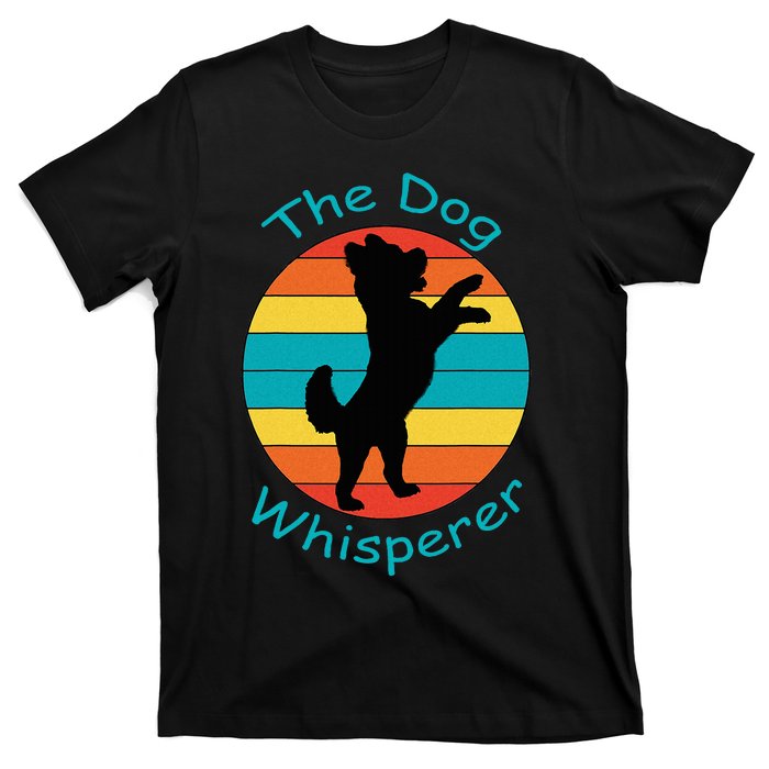 Cute Retro Dog Whisperer Vintage Funny For Dog Lovers T-Shirt