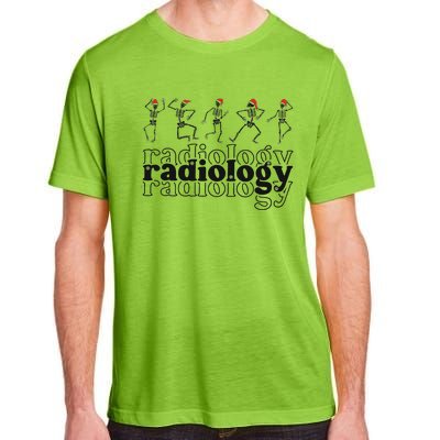 Christmas Radiology Department Skeleton Holiday Xray Tech Adult ChromaSoft Performance T-Shirt