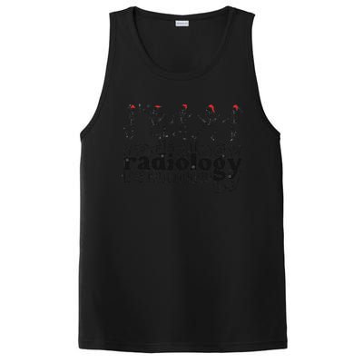 Christmas Radiology Department Skeleton Holiday Xray Tech PosiCharge Competitor Tank