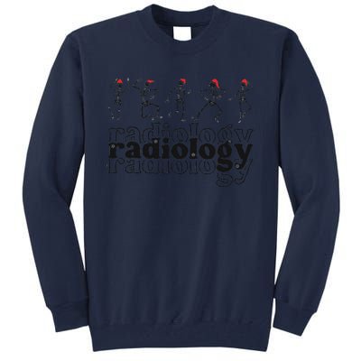 Christmas Radiology Department Skeleton Holiday Xray Tech Tall Sweatshirt