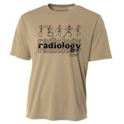 Christmas Radiology Department Skeleton Holiday Xray Tech Cooling Performance Crew T-Shirt