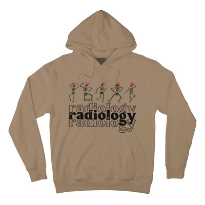 Christmas Radiology Department Skeleton Holiday Xray Tech Hoodie