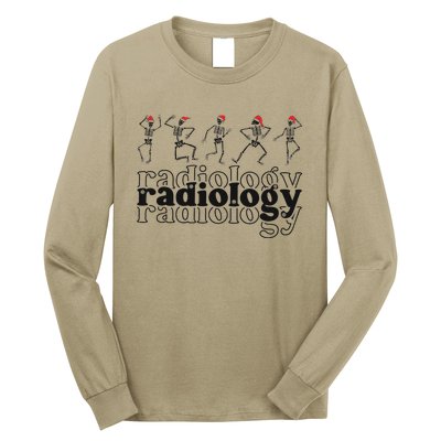 Christmas Radiology Department Skeleton Holiday Xray Tech Long Sleeve Shirt