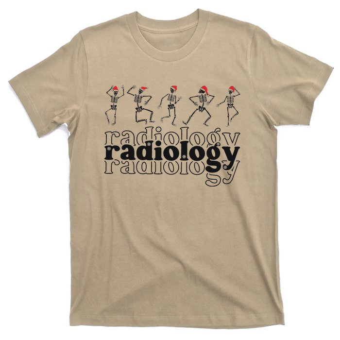 Christmas Radiology Department Skeleton Holiday Xray Tech T-Shirt