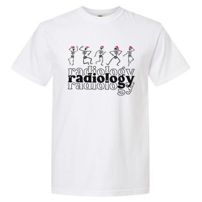 Christmas Radiology Department Skeleton Holiday Xray Tech Garment-Dyed Heavyweight T-Shirt