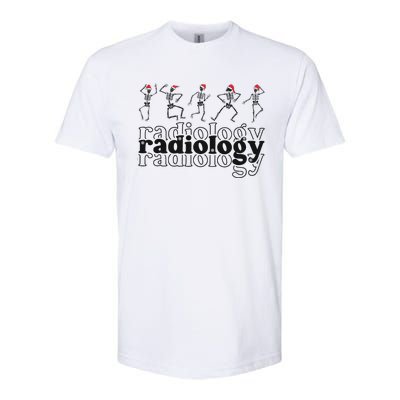 Christmas Radiology Department Skeleton Holiday Xray Tech Softstyle CVC T-Shirt