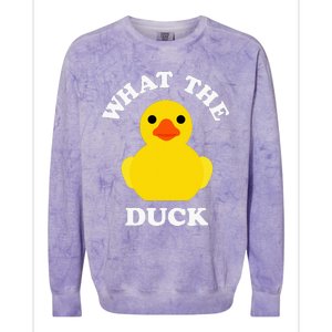 Cute Rubber Duck Lover Bird Quack Duckies Funny Rubber Ducky Colorblast Crewneck Sweatshirt