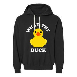 Cute Rubber Duck Lover Bird Quack Duckies Funny Rubber Ducky Garment-Dyed Fleece Hoodie