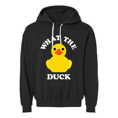 Cute Rubber Duck Lover Bird Quack Duckies Funny Rubber Ducky Garment-Dyed Fleece Hoodie