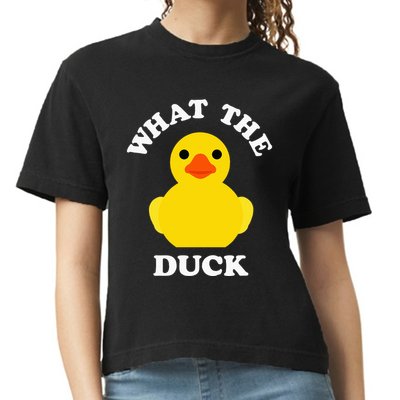 Cute Rubber Duck Lover Bird Quack Duckies Funny Rubber Ducky Comfort Colors Boxy T-Shirt
