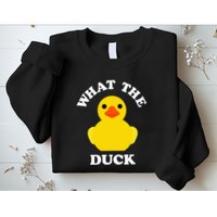 Cute Rubber Duck Lover Bird Quack Duckies Funny Rubber Ducky Sweatshirt
