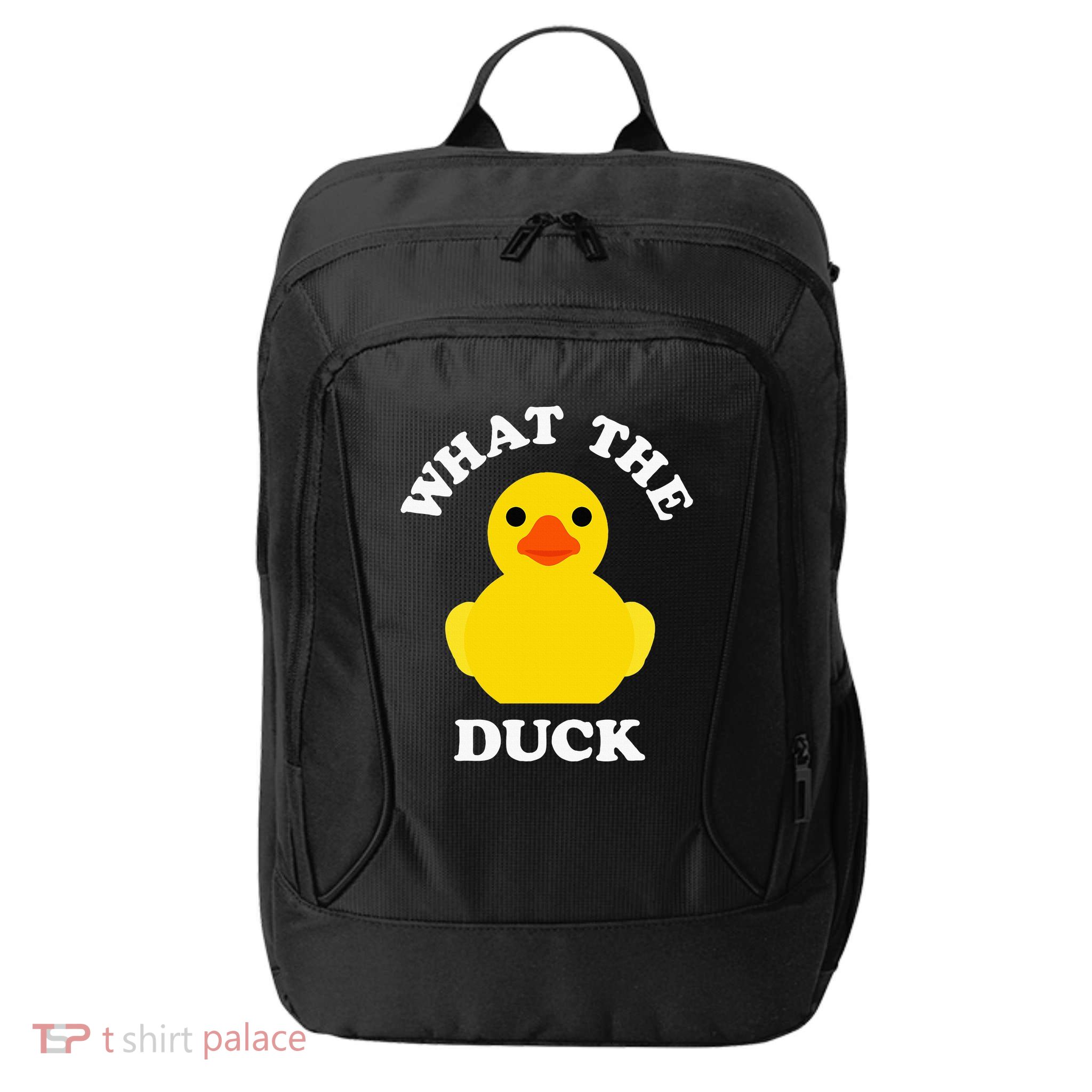Cute Rubber Duck Lover Bird Quack Duckies Funny Rubber Ducky City Backpack