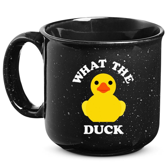 Cute Rubber Duck Lover Bird Quack Duckies Funny Rubber Ducky 15oz Campfire Ceramic Mug