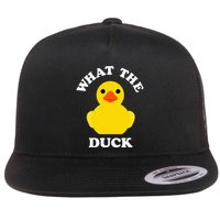 Cute Rubber Duck Lover Bird Quack Duckies Funny Rubber Ducky Flat Bill Trucker Hat