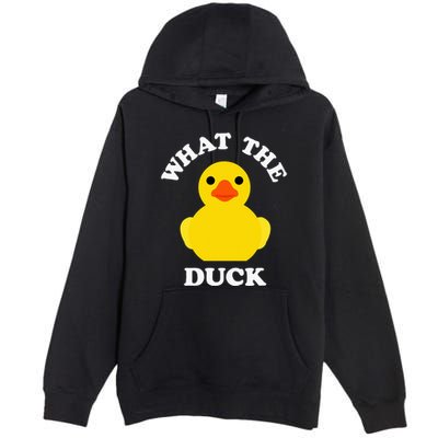 Cute Rubber Duck Lover Bird Quack Duckies Funny Rubber Ducky Premium Pullover Hoodie