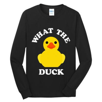 Cute Rubber Duck Lover Bird Quack Duckies Funny Rubber Ducky Tall Long Sleeve T-Shirt