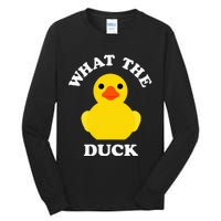 Cute Rubber Duck Lover Bird Quack Duckies Funny Rubber Ducky Tall Long Sleeve T-Shirt