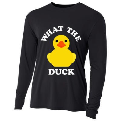 Cute Rubber Duck Lover Bird Quack Duckies Funny Rubber Ducky Cooling Performance Long Sleeve Crew