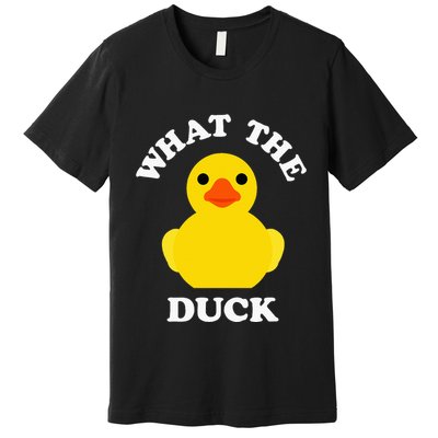 Cute Rubber Duck Lover Bird Quack Duckies Funny Rubber Ducky Premium T-Shirt