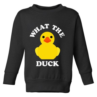 Cute Rubber Duck Lover Bird Quack Duckies Funny Rubber Ducky Toddler Sweatshirt
