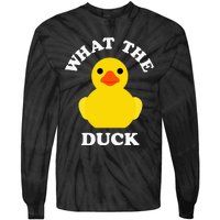 Cute Rubber Duck Lover Bird Quack Duckies Funny Rubber Ducky Tie-Dye Long Sleeve Shirt