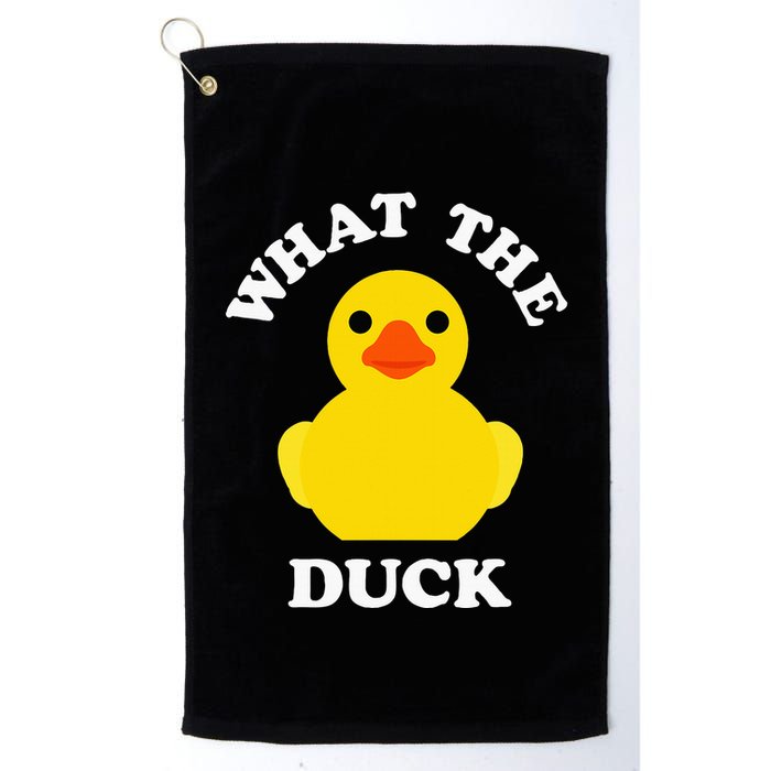 Cute Rubber Duck Lover Bird Quack Duckies Funny Rubber Ducky Golf Towel