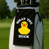 Cute Rubber Duck Lover Bird Quack Duckies Funny Rubber Ducky Golf Towel