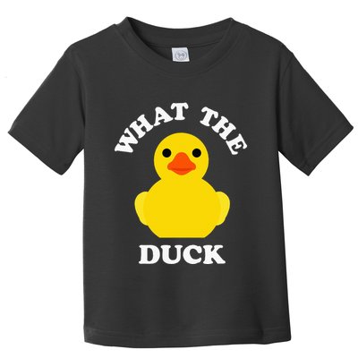 Cute Rubber Duck Lover Bird Quack Duckies Funny Rubber Ducky Toddler T-Shirt