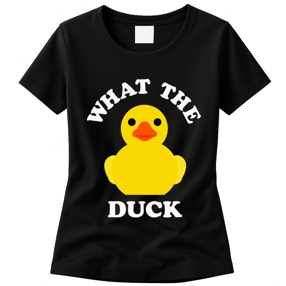Cute Rubber Duck Lover Bird Quack Duckies Funny Rubber Ducky Womens T-Shirt