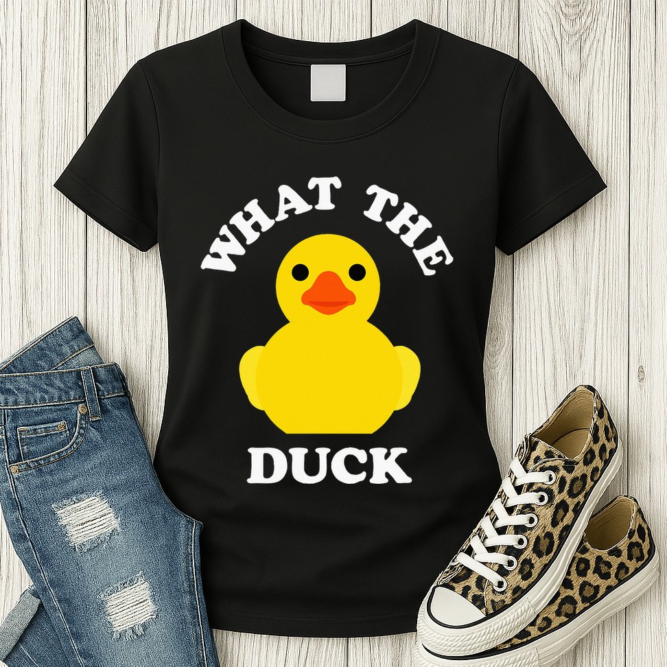 Cute Rubber Duck Lover Bird Quack Duckies Funny Rubber Ducky Womens T-Shirt