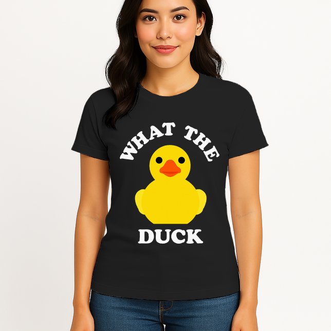 Cute Rubber Duck Lover Bird Quack Duckies Funny Rubber Ducky Womens T-Shirt