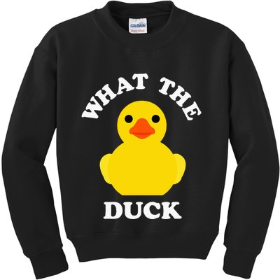 Cute Rubber Duck Lover Bird Quack Duckies Funny Rubber Ducky Kids Sweatshirt
