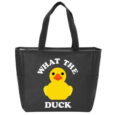 Cute Rubber Duck Lover Bird Quack Duckies Funny Rubber Ducky Zip Tote Bag