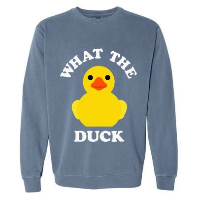 Cute Rubber Duck Lover Bird Quack Duckies Funny Rubber Ducky Garment-Dyed Sweatshirt