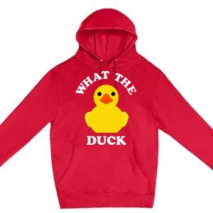 Cute Rubber Duck Lover Bird Quack Duckies Funny Rubber Ducky Premium Pullover Hoodie