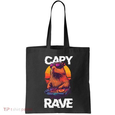 Capybara Raves Dj Rave Techno Edm Party Festival Turntable Bag