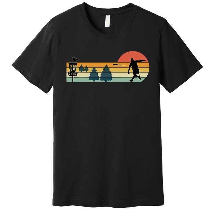 Cool Retro Disc Golf Sport Premium T-Shirt