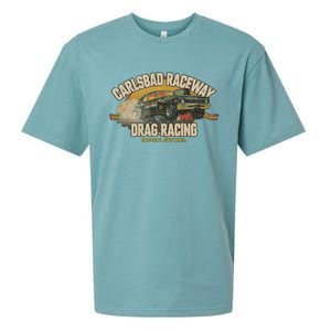 Carlsbad Raceway Drag Racing 1964 Sueded Cloud Jersey T-Shirt