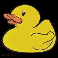 Cute Rubber Duckie Duck Rubber Duck Button