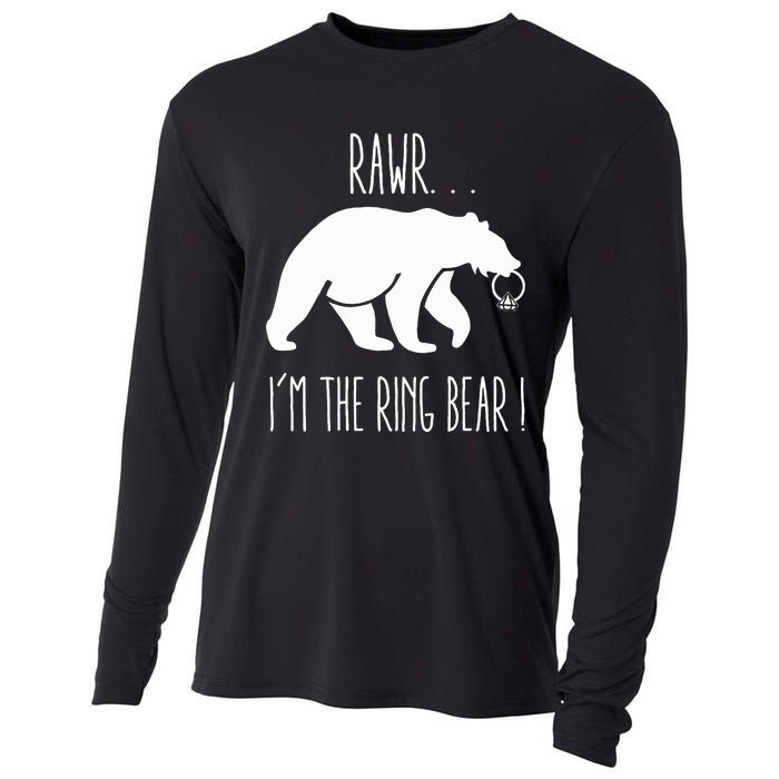 Cute Rehearsal Dinner For Ring Bearer Cooling Performance Long Sleeve Crew