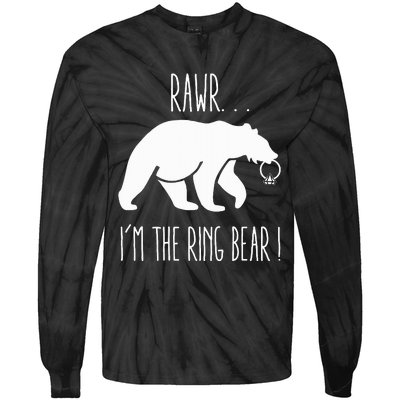 Cute Rehearsal Dinner For Ring Bearer Tie-Dye Long Sleeve Shirt