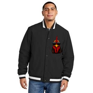 Cool Rooster Design Chicken Rooster Lover Insulated Varsity Jacket