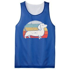 Cool Retro Dachshund Dog Gift Design Weiner Dog Fans Cool Gift Mesh Reversible Basketball Jersey Tank