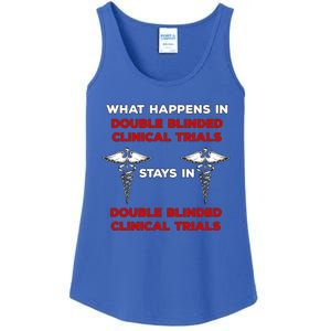 Clinical Research Double Blinded Clinical Trial Humor Gift Ladies Essential Tank