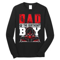 Car Racing Dad Of Birthday Boy Formula Race Car Driver Long Sleeve Shirt