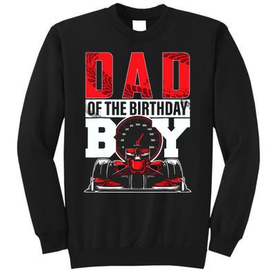 Car Racing Dad Of Birthday Boy Formula Race Car Driver Sweatshirt