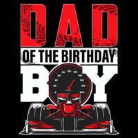 Car Racing Dad Of Birthday Boy Formula Race Car Driver City Backpack