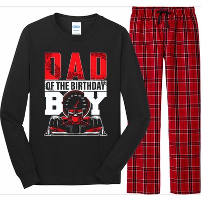 Car Racing Dad Of Birthday Boy Formula Race Car Driver Long Sleeve Pajama Set