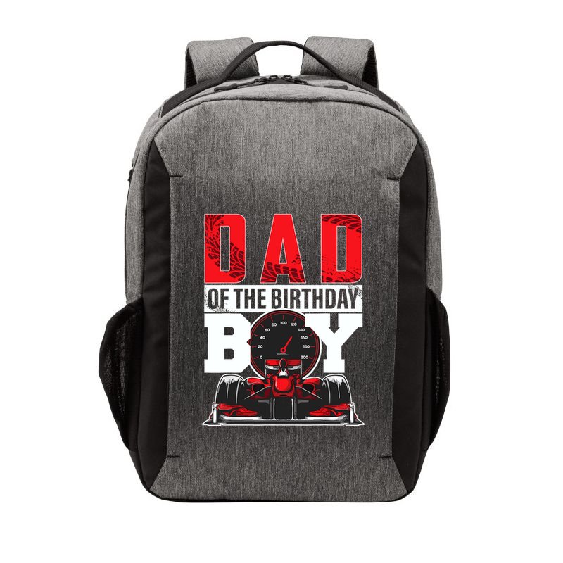 Car Racing Dad Of Birthday Boy Formula Race Car Driver Vector Backpack