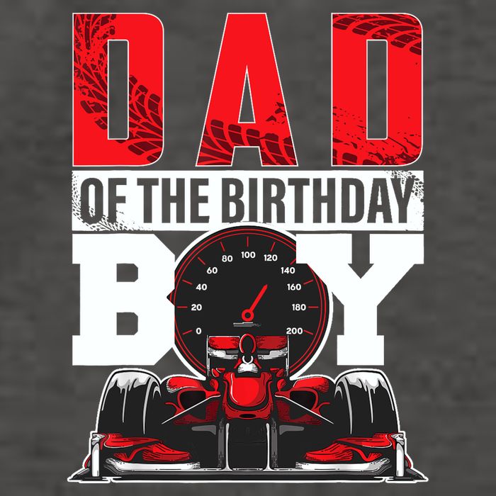 Car Racing Dad Of Birthday Boy Formula Race Car Driver Vector Backpack